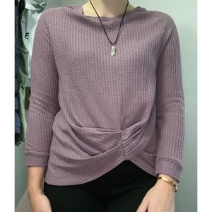 3 for $10 Purple Knotted Sweater Size Large!